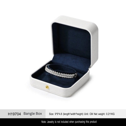 Ring box high-end jewelry box earrings necklace bracelet packaging box jewelry storage gift box