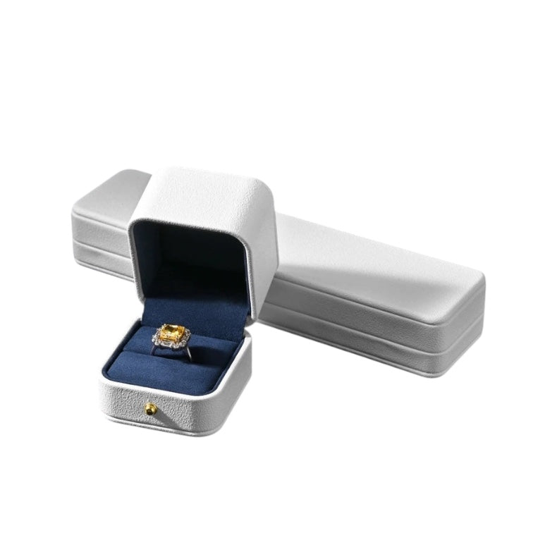 Ring box high-end jewelry box earrings necklace bracelet packaging box jewelry storage gift box