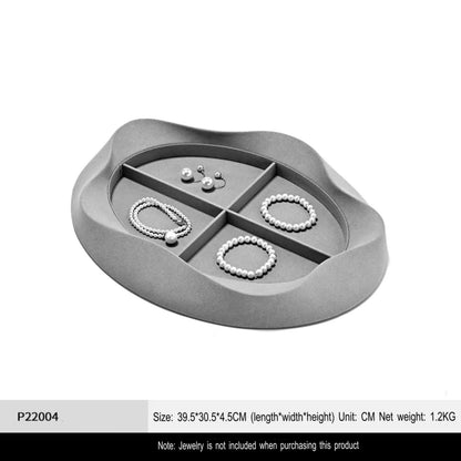 Pearl jewelry pallets, jewelry pallets, microfiber rings, necklaces, earrings, bracelets, display props