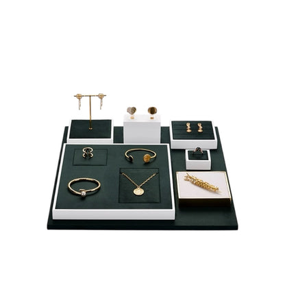 High-end jewelry display rack light luxury rings, bracelets, necklaces, earrings, counter jewelry display props