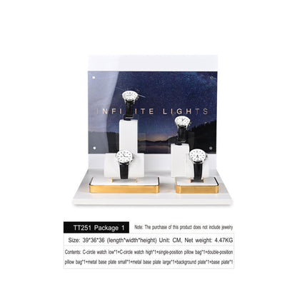 Light luxury watch display rack, high-end watch rack, watch display rack, counter watch display props