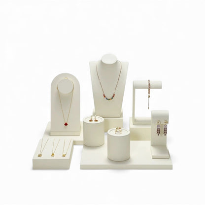 High-end window jewelry display props, rings, necklaces, earrings, display shelves, counter jewelry display sets