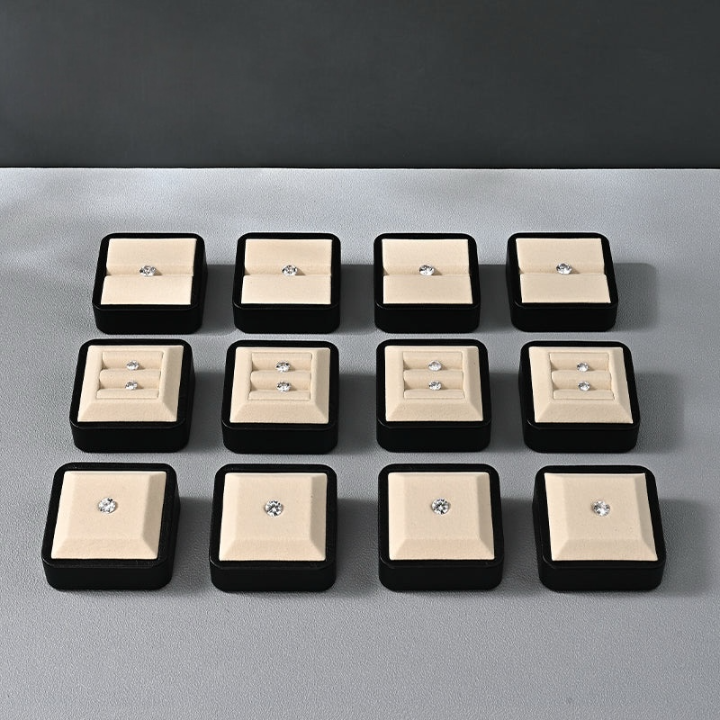 Light Luxury Jewelry Tray Ring Earrings Microfiber Loose Diamond Beads Display Props Jewelry Look Pallet