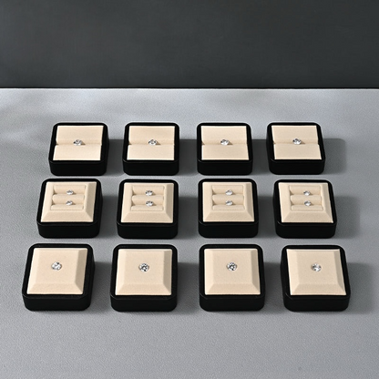 Light Luxury Jewelry Tray Ring Earrings Microfiber Loose Diamond Beads Display Props Jewelry Look Pallet