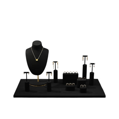 Luxury jewelry display shelf, rings, earrings, necklaces, jewelry display props, window display shelves