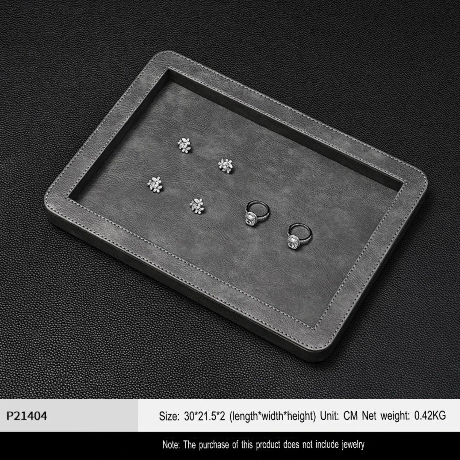 Round Corner Jewelry Display Tray, Rings, Earrings, Necklaces, Watches, Bracelets, Display Plates