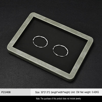 Round Corner Jewelry Display Tray, Rings, Earrings, Necklaces, Watches, Bracelets, Display Plates