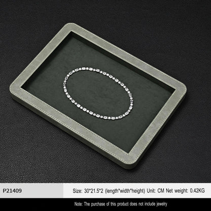 Round Corner Jewelry Display Tray, Rings, Earrings, Necklaces, Watches, Bracelets, Display Plates