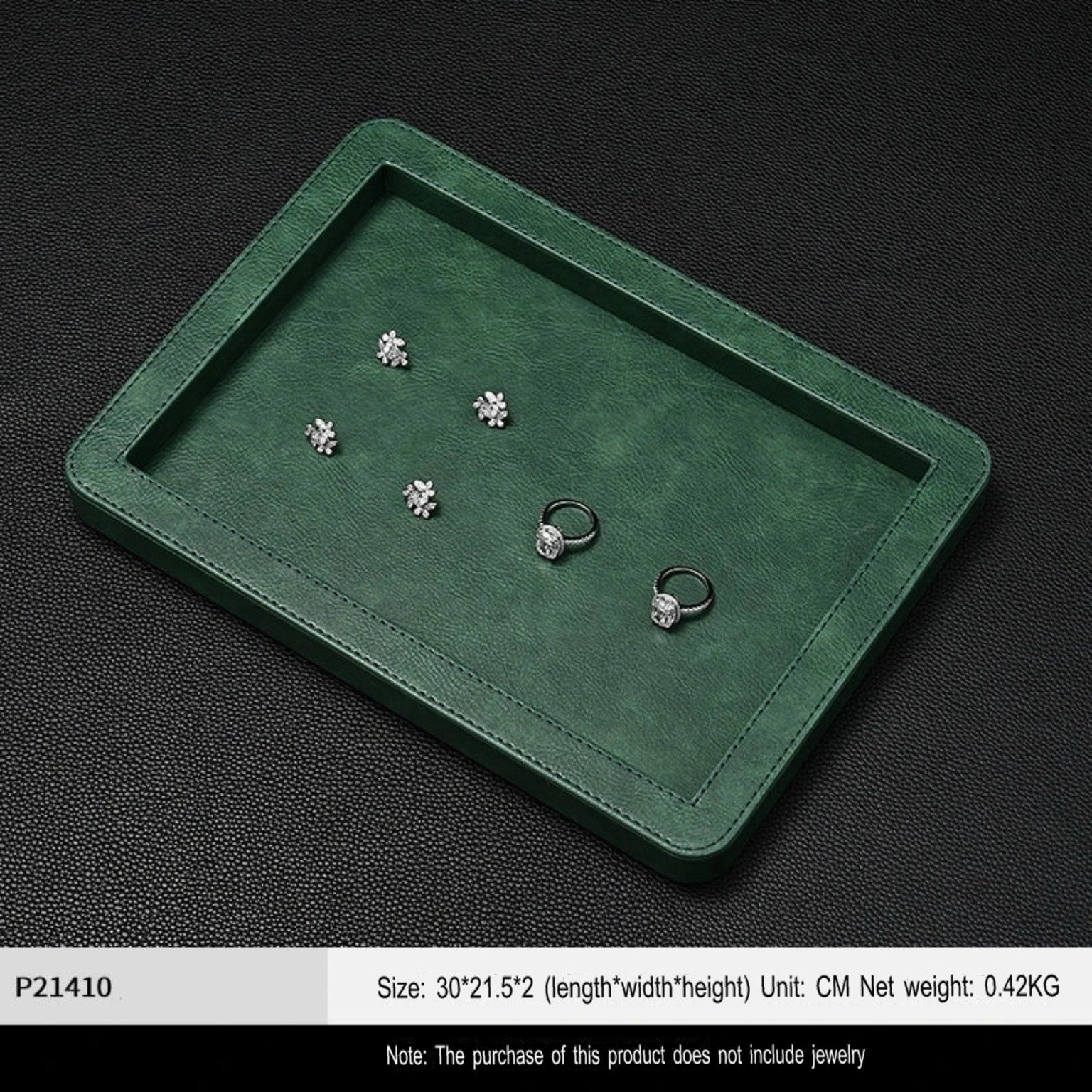 Round Corner Jewelry Display Tray, Rings, Earrings, Necklaces, Watches, Bracelets, Display Plates