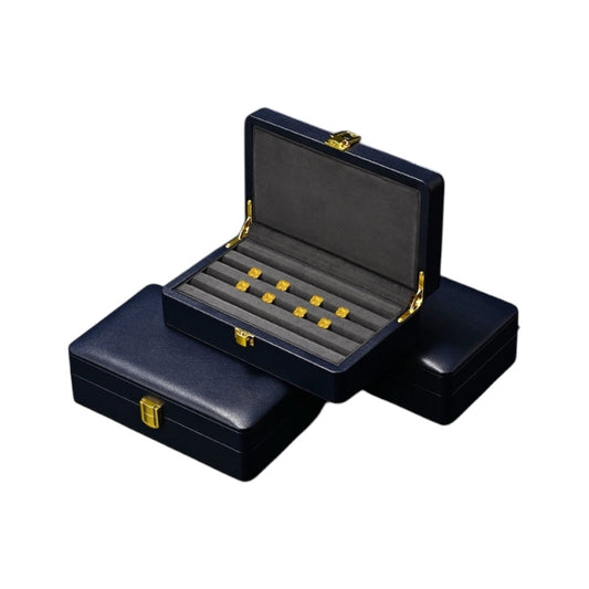 High-grade PU leather diamond pearl display storage box, loose diamond beads, jade colored treasures, play beads storage box