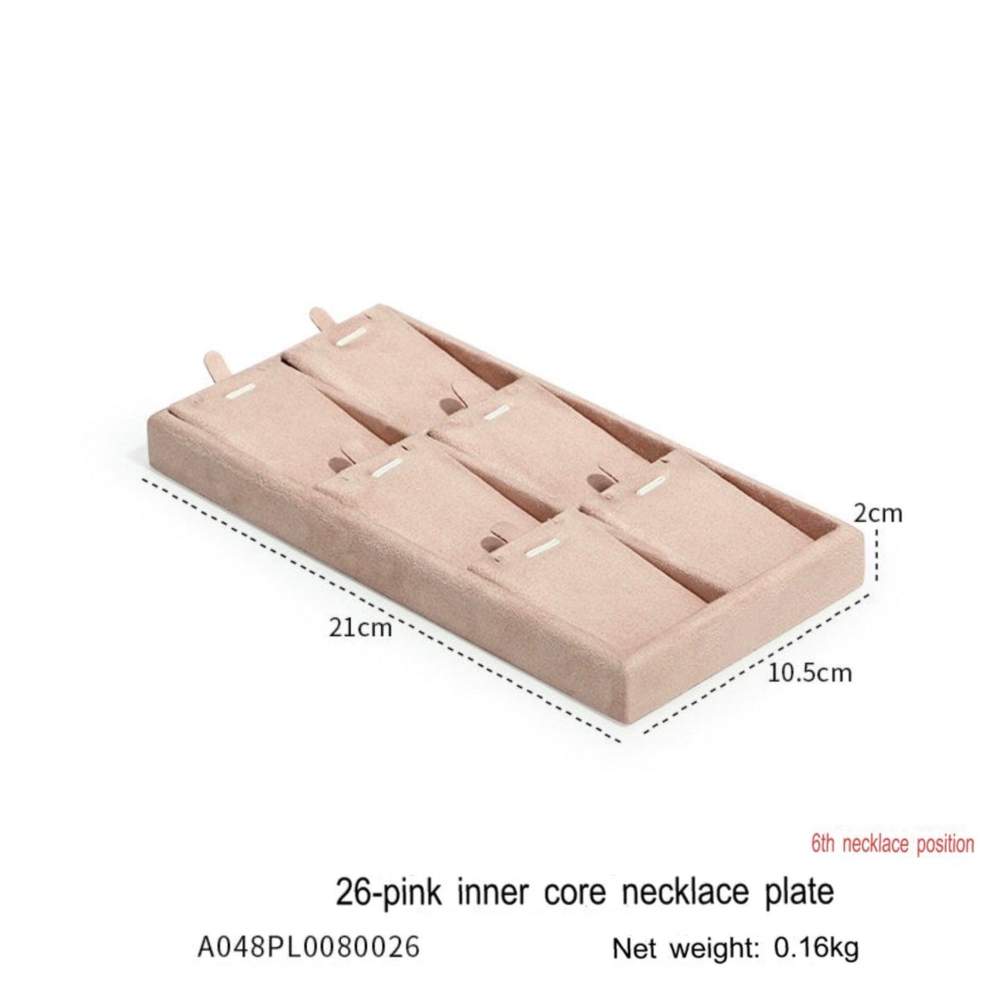 Jewelry tray ring necklace earrings bracelet multi-functional storage display tray display jewelry watch pallet