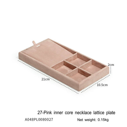 Jewelry tray ring necklace earrings bracelet multi-functional storage display tray display jewelry watch pallet
