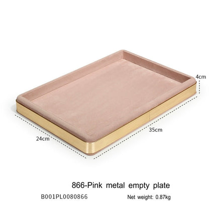 Jewelry tray ring necklace earrings bracelet multi-functional storage display tray display jewelry watch pallet