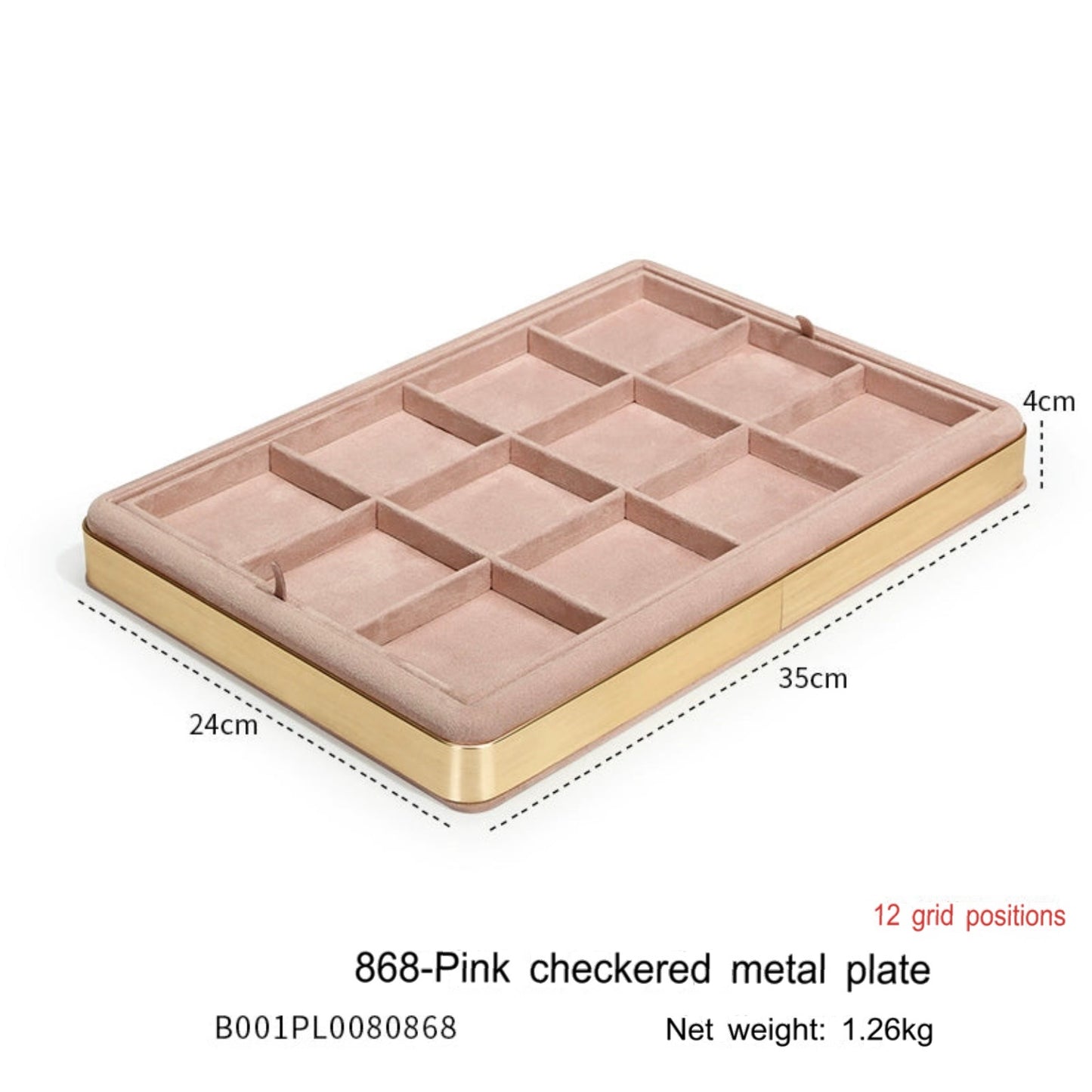 Jewelry tray ring necklace earrings bracelet multi-functional storage display tray display jewelry watch pallet
