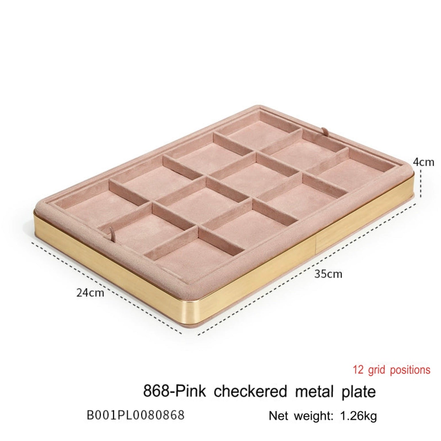 Jewelry tray ring necklace earrings bracelet multi-functional storage display tray display jewelry watch pallet