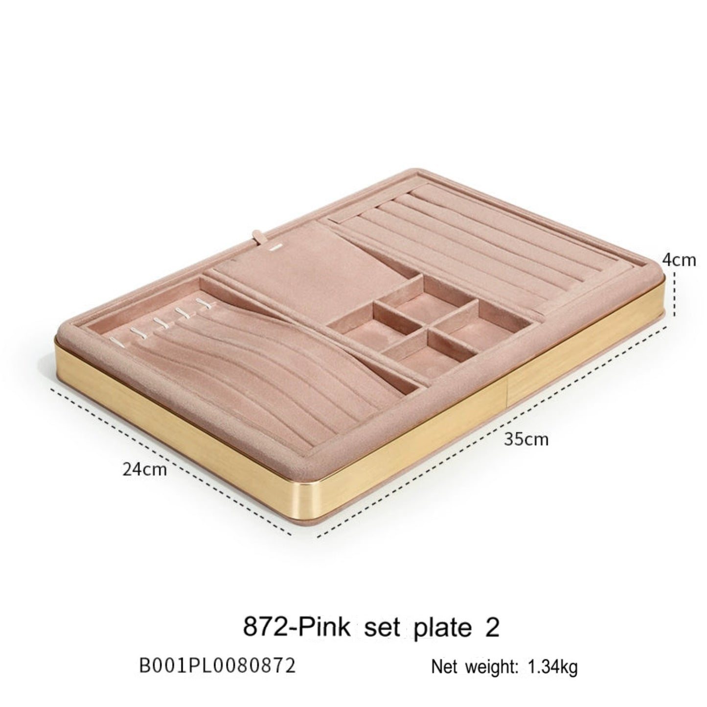 Jewelry tray ring necklace earrings bracelet multi-functional storage display tray display jewelry watch pallet