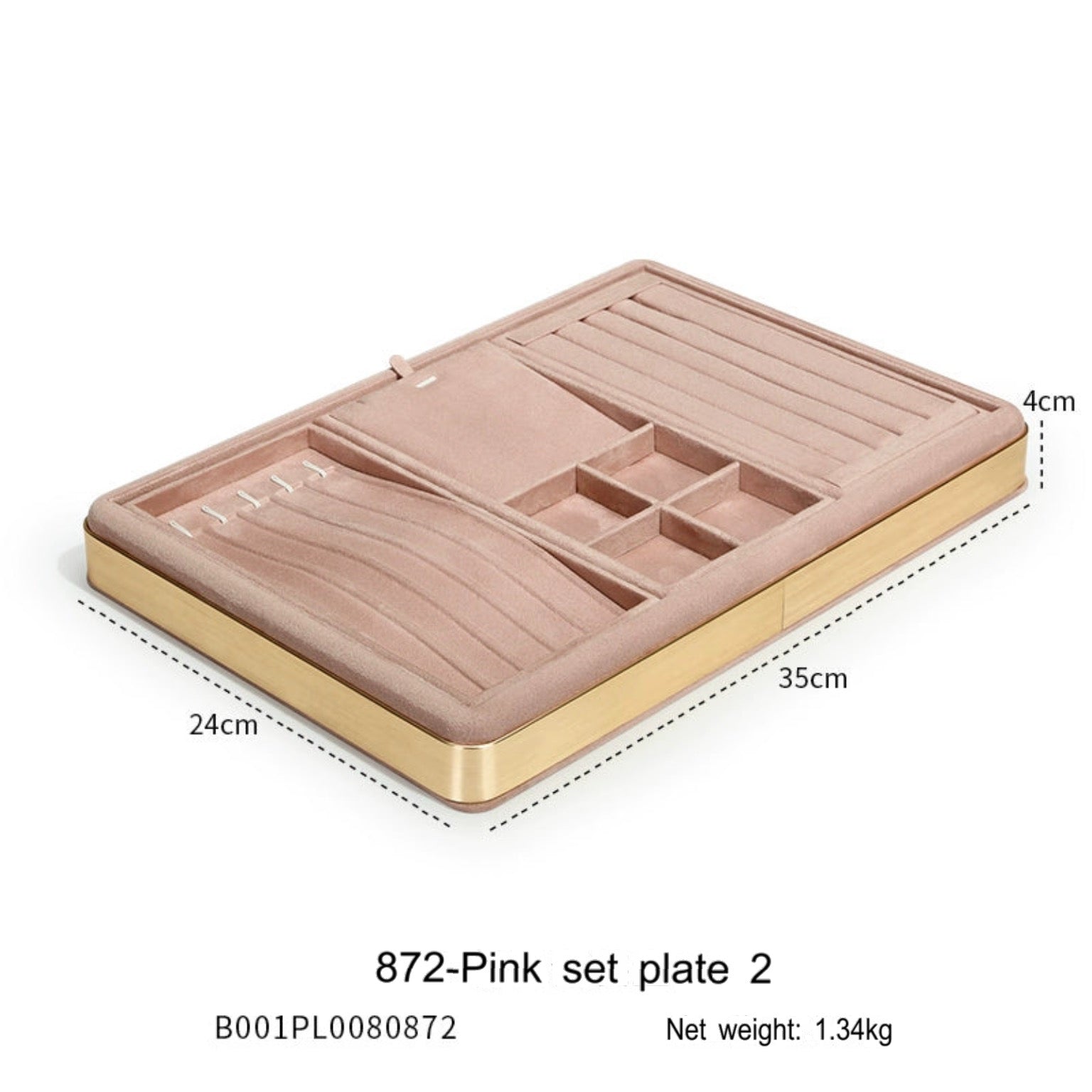 Jewelry tray ring necklace earrings bracelet multi-functional storage display tray display jewelry watch pallet