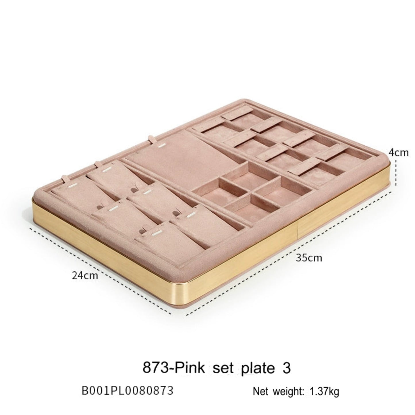 Jewelry tray ring necklace earrings bracelet multi-functional storage display tray display jewelry watch pallet