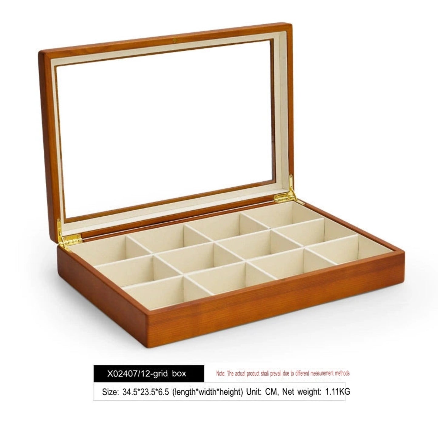 Solid wood jewelry storage box high-end necklace ring earrings bracelet bracelet box jewelry jewelry box