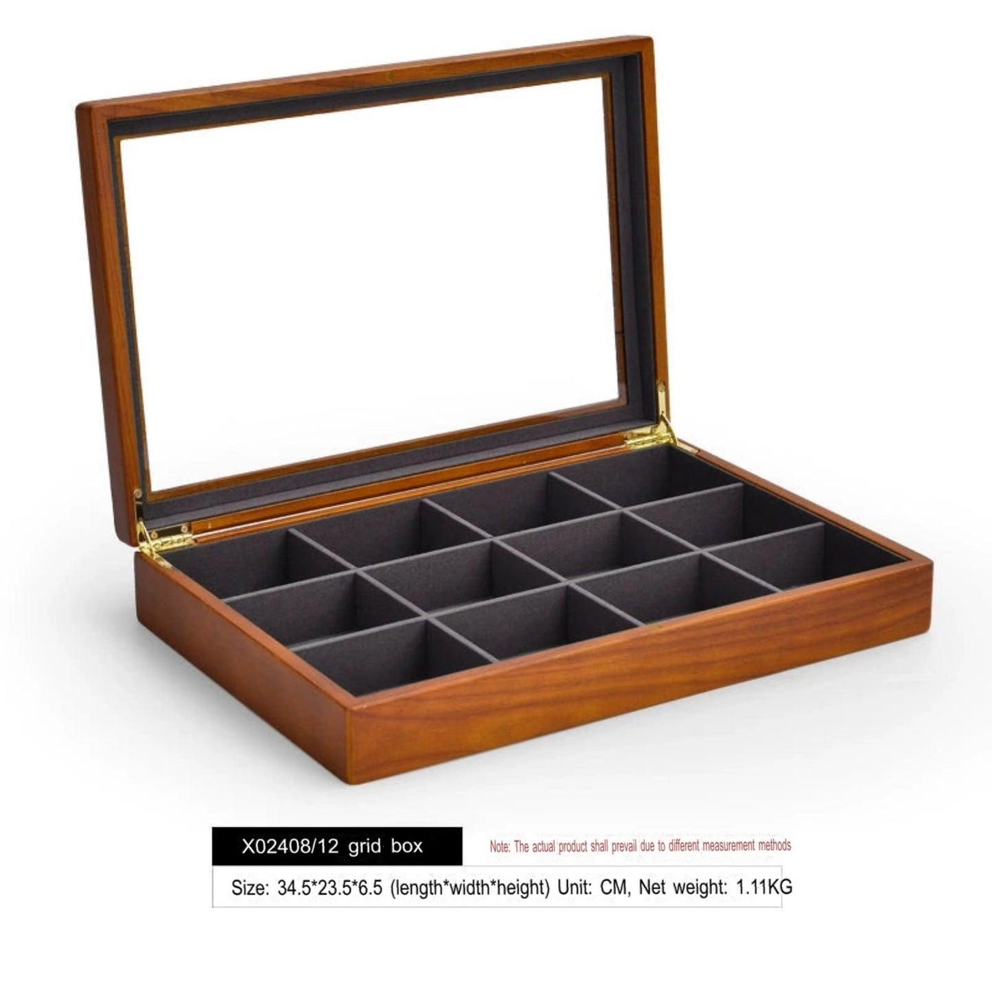 Solid wood jewelry storage box high-end necklace ring earrings bracelet bracelet box jewelry jewelry box
