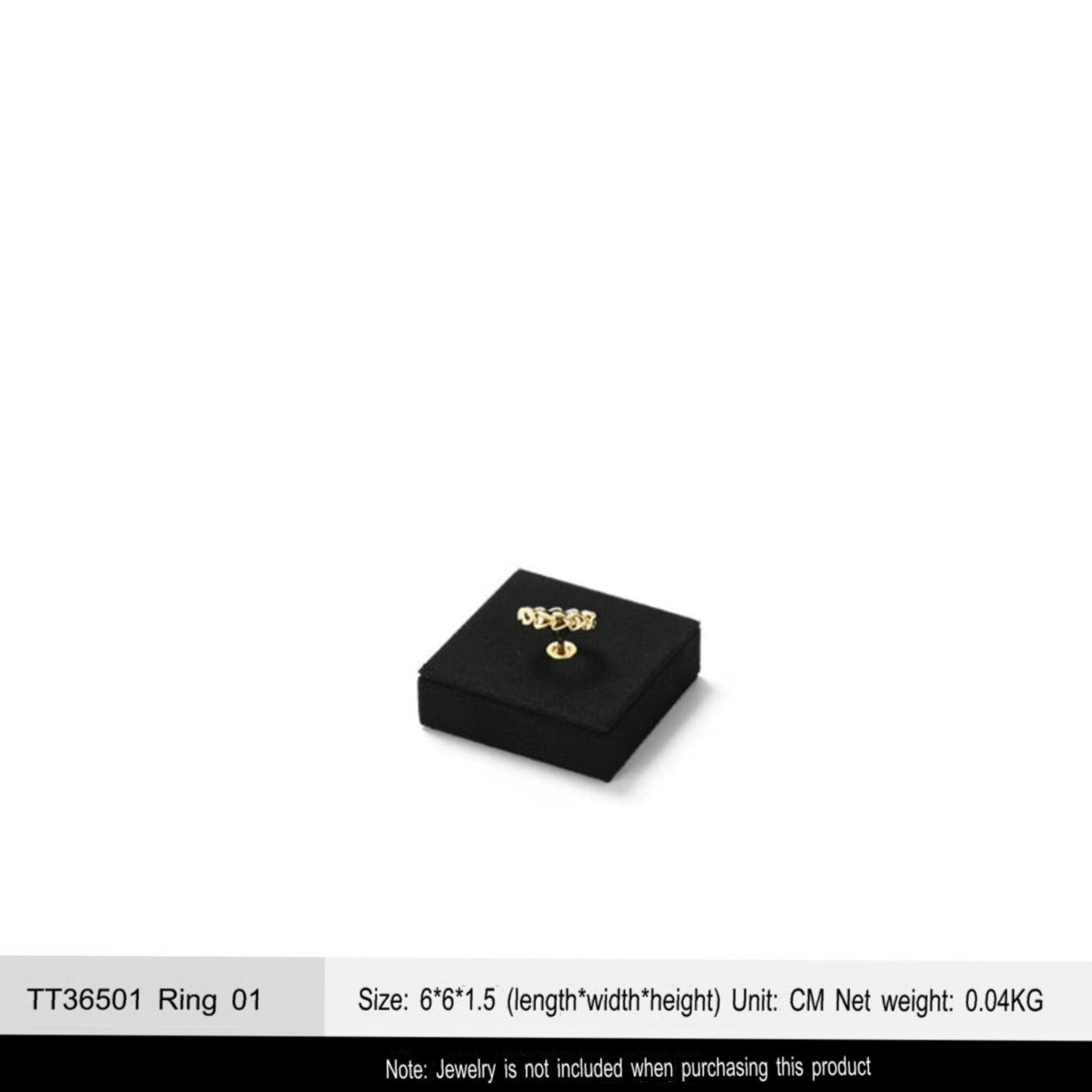 Luxury jewelry display props, high-end metal microfiber necklace, ring counter, jewelry display rack
