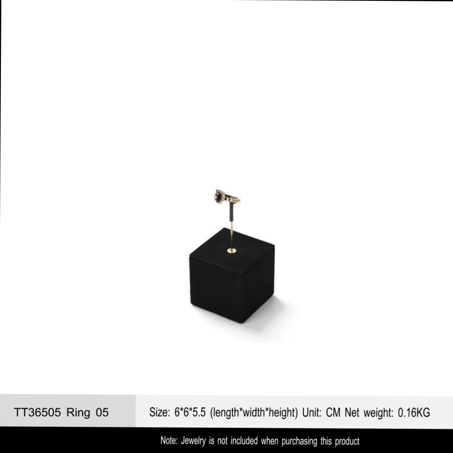 Luxury jewelry display props, high-end metal microfiber necklace, ring counter, jewelry display rack
