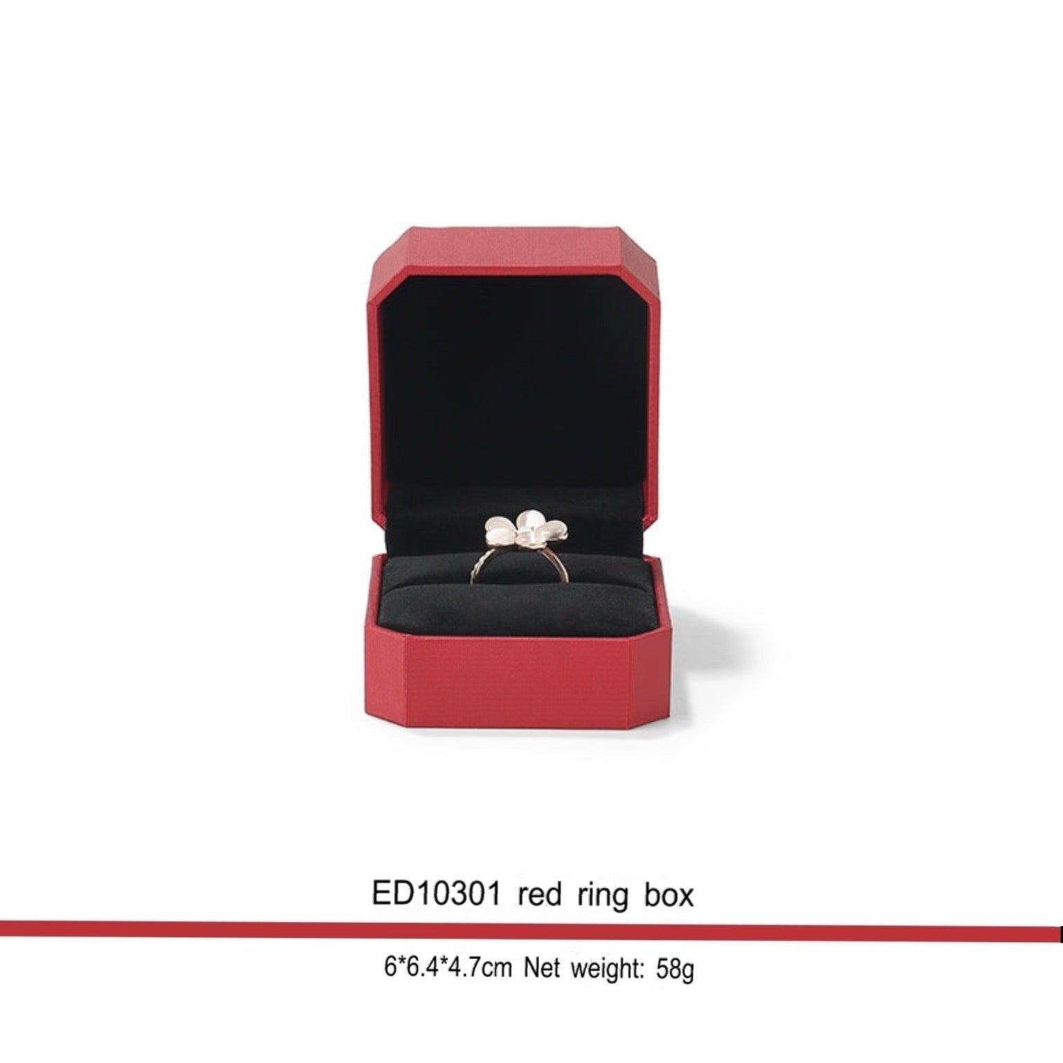 Red Gold Jewelry Box Wedding Ring Box Diamond Ring Box Jewelry Box Bracelet Necklace Gift Box