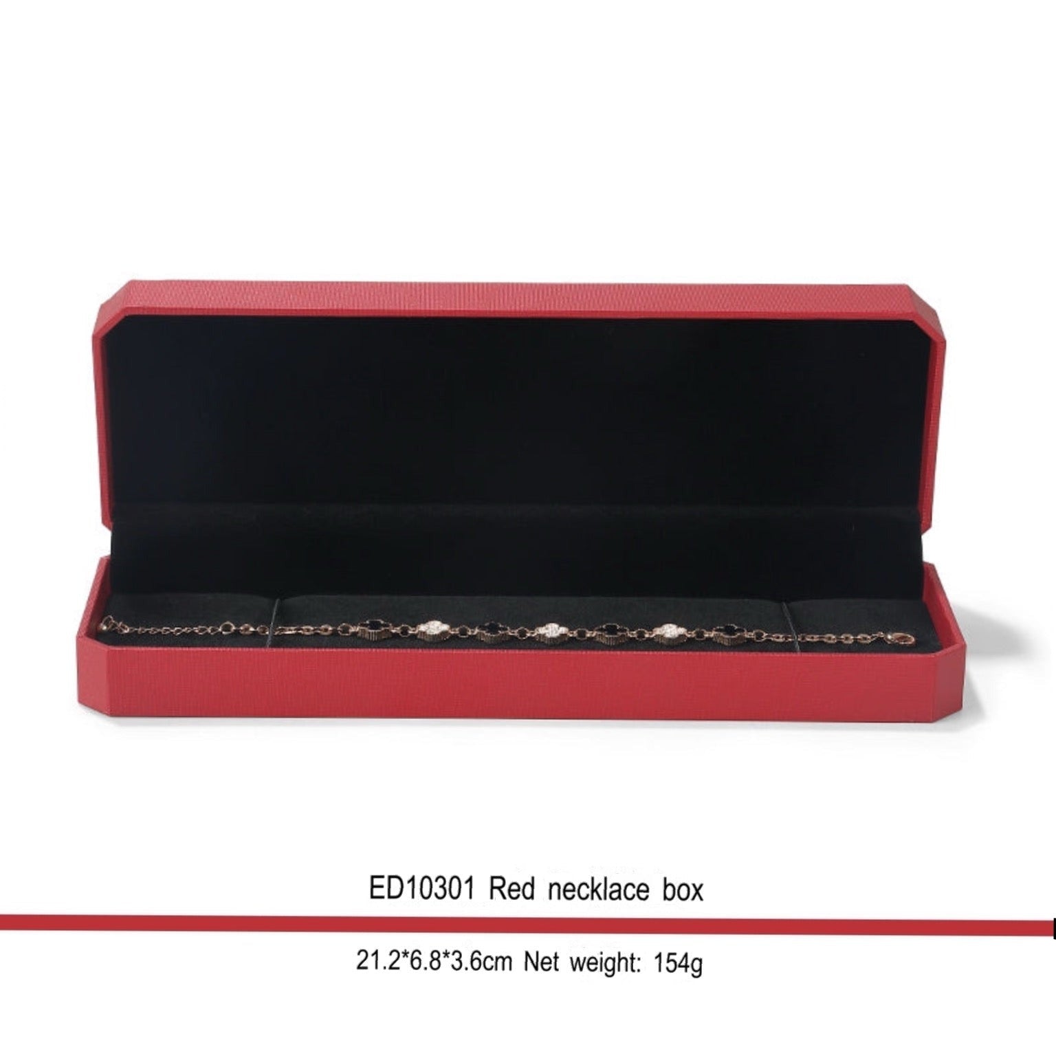 Red Gold Jewelry Box Wedding Ring Box Diamond Ring Box Jewelry Box Bracelet Necklace Gift Box