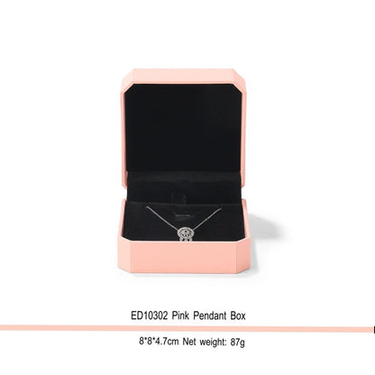 Red Gold Jewelry Box Wedding Ring Box Diamond Ring Box Jewelry Box Bracelet Necklace Gift Box