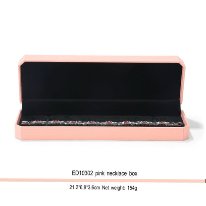 Red Gold Jewelry Box Wedding Ring Box Diamond Ring Box Jewelry Box Bracelet Necklace Gift Box