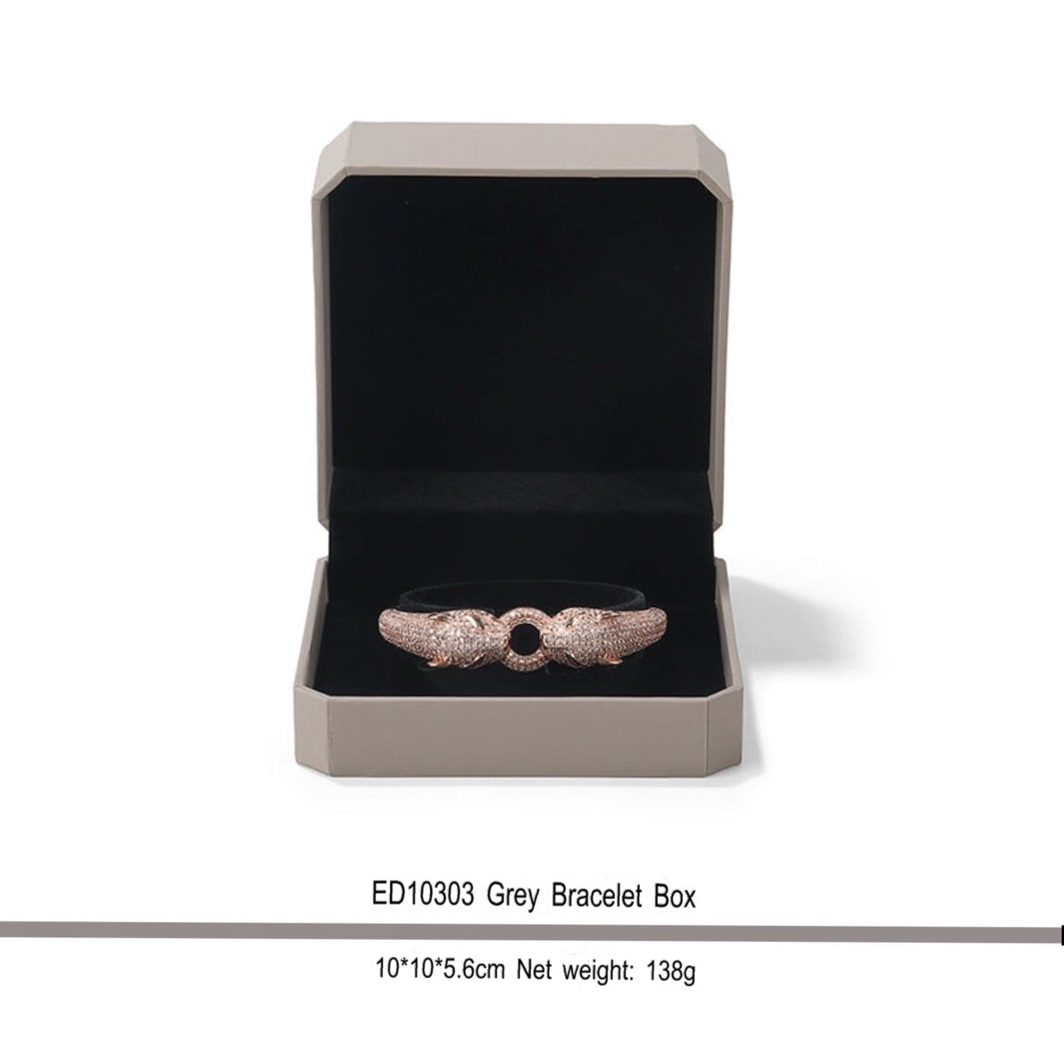 Red Gold Jewelry Box Wedding Ring Box Diamond Ring Box Jewelry Box Bracelet Necklace Gift Box
