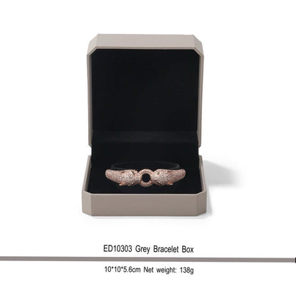 Red Gold Jewelry Box Wedding Ring Box Diamond Ring Box Jewelry Box Bracelet Necklace Gift Box