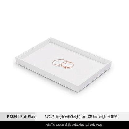 Jewelry Tray Ring Display Plate Necklace Pendant Bracelet Jewelry Storage Viewing Tray