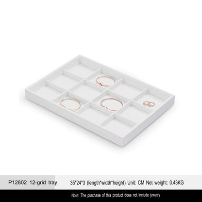 Jewelry Tray Ring Display Plate Necklace Pendant Bracelet Jewelry Storage Viewing Tray