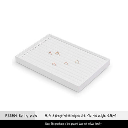 Jewelry Tray Ring Display Plate Necklace Pendant Bracelet Jewelry Storage Viewing Tray