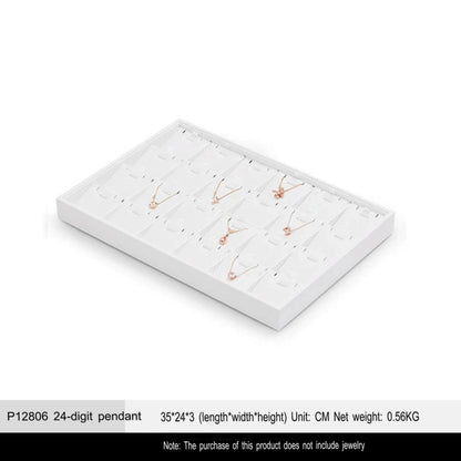 Jewelry Tray Ring Display Plate Necklace Pendant Bracelet Jewelry Storage Viewing Tray