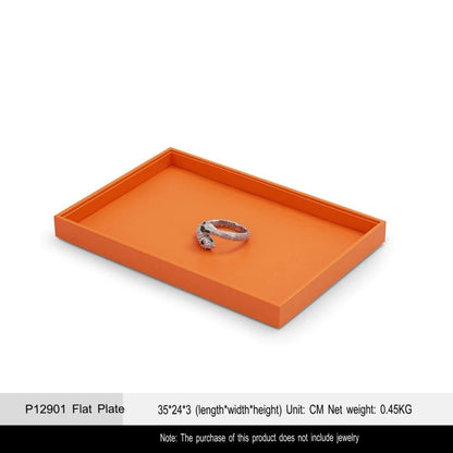 Jewelry Tray Ring Display Plate Necklace Pendant Bracelet Jewelry Storage Viewing Tray
