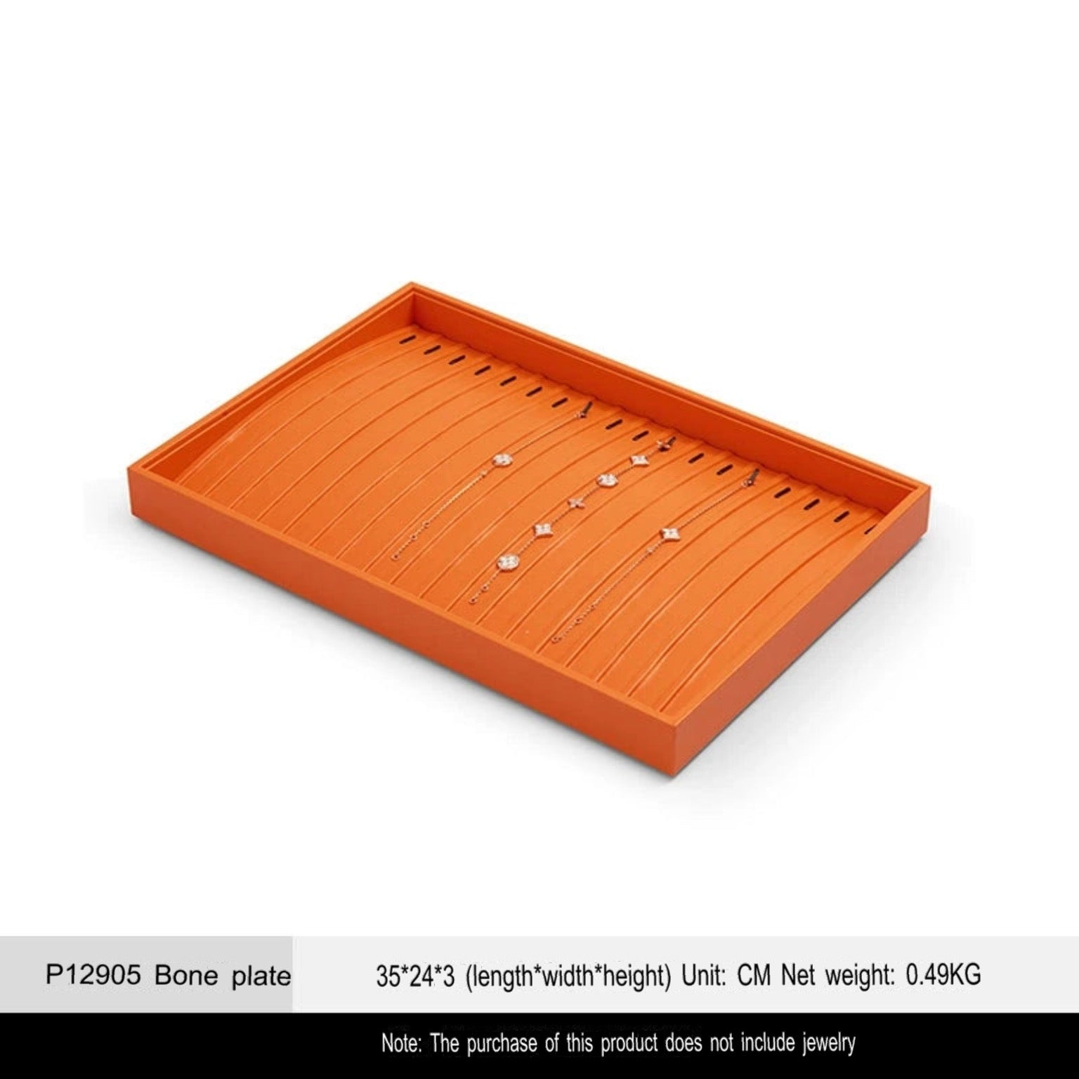 Jewelry Tray Ring Display Plate Necklace Pendant Bracelet Jewelry Storage Viewing Tray