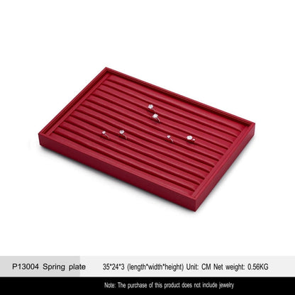Jewelry Tray Ring Display Plate Necklace Pendant Bracelet Jewelry Storage Viewing Tray