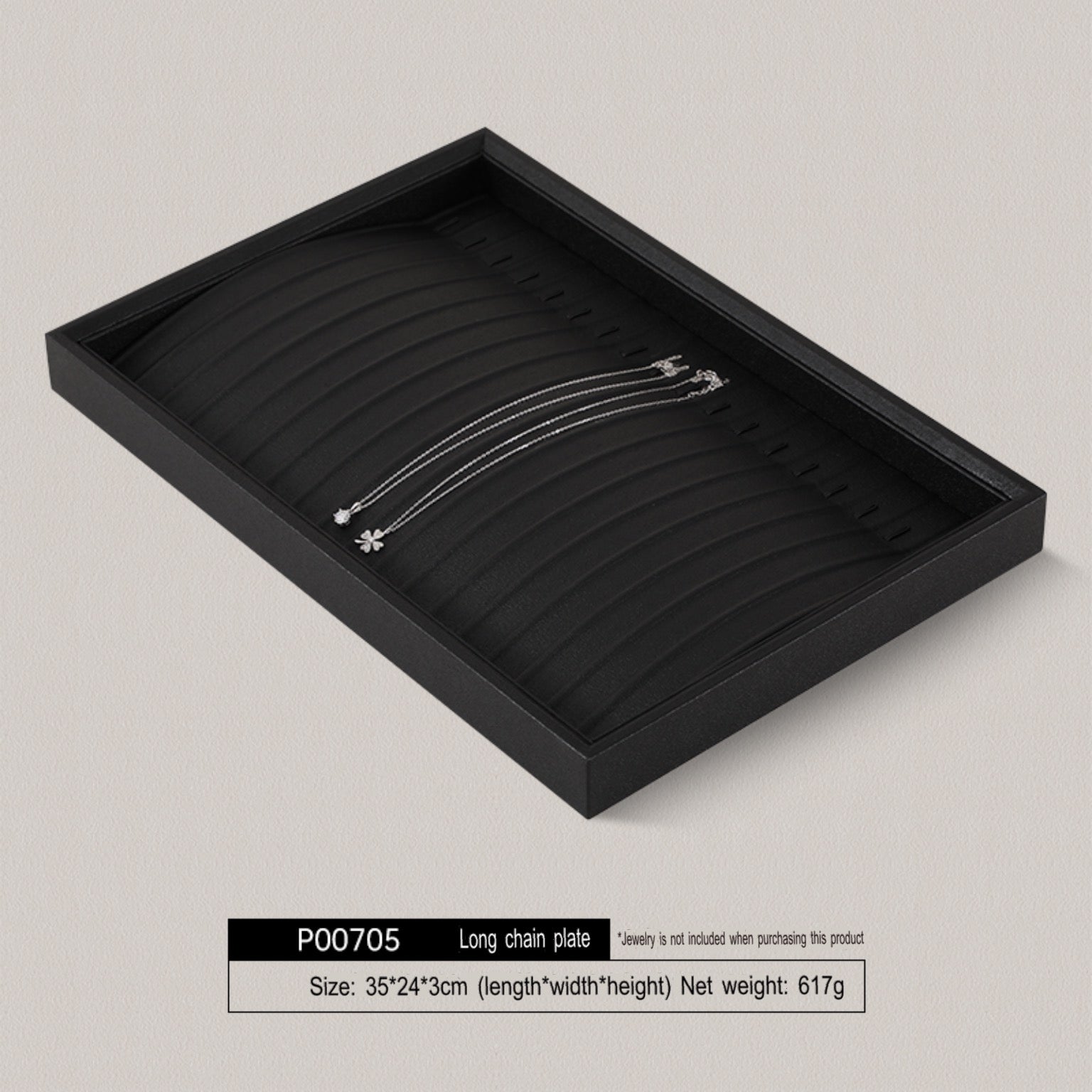 High-end jewelry box, ring, jewelry storage plate, pearl necklace, jewelry, stacked display shelf, tray