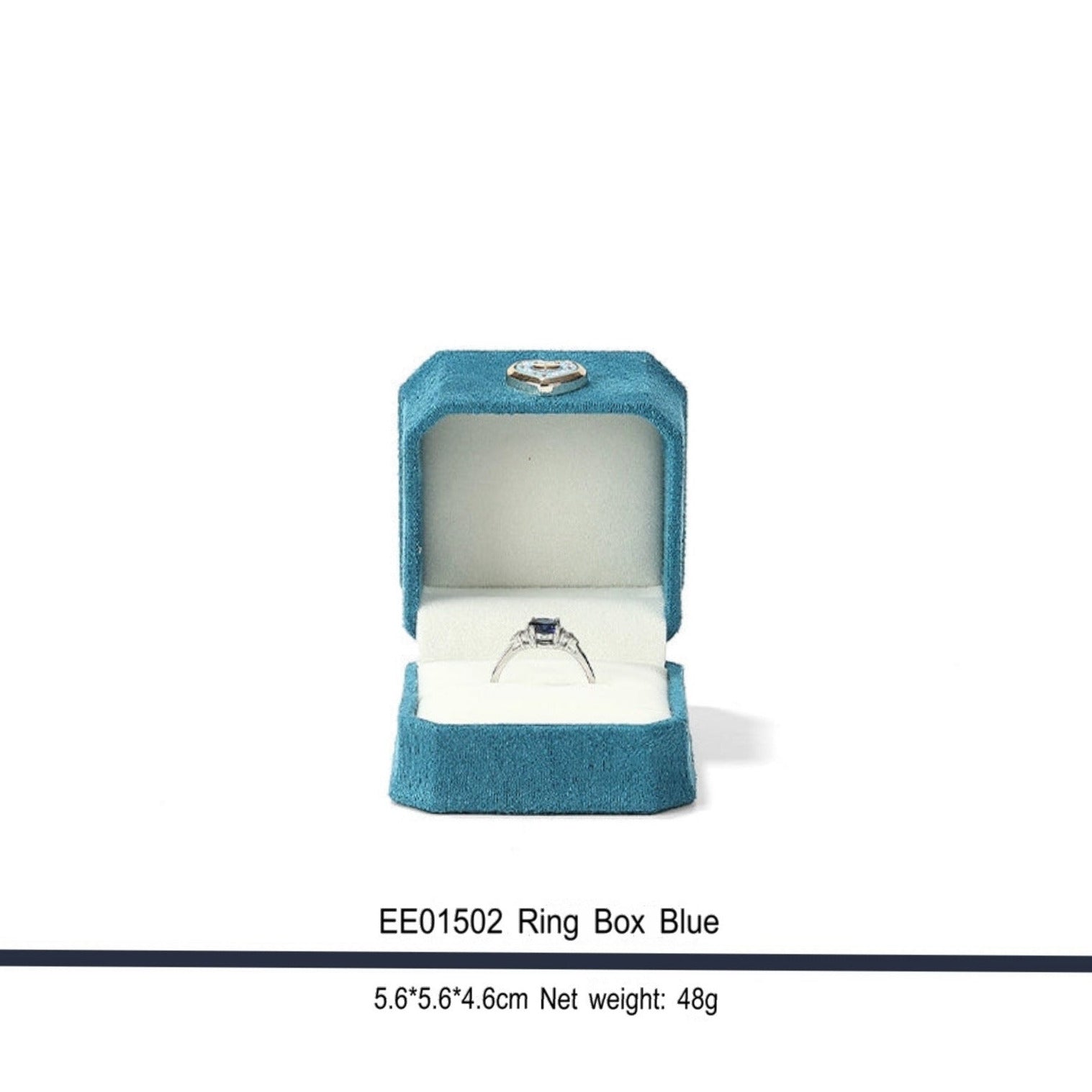 Delicate jewelry box, flannel, proposal, diamond ring box, love hand jewelry box