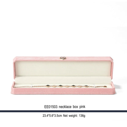 Delicate jewelry box, flannel, proposal, diamond ring box, love hand jewelry box