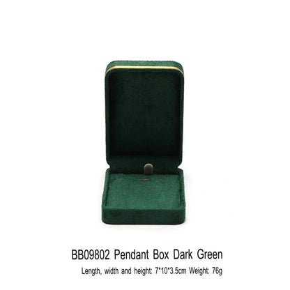 Light Luxury Jet Black Ring Box, Small Fine Jewelry Box, Necklace, Bracelet Jewelry Packaging Box, Gift Box