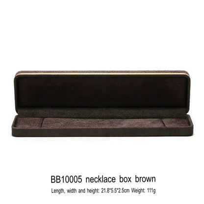 Light Luxury Jet Black Ring Box, Small Fine Jewelry Box, Necklace, Bracelet Jewelry Packaging Box, Gift Box