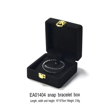 Jewelry Box, Microfiber Metal Buckle, Ring, Pendant Box, Jewelry Storage, Box, Necklace, Gift Box