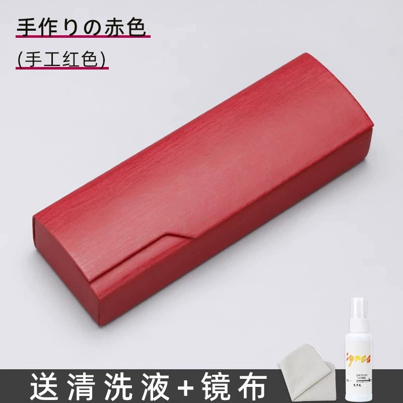 Glasses Case Men's Luxury Simple Retro Creative Personality Portable Anti-Pressure Eye Sunglasses Storage Box