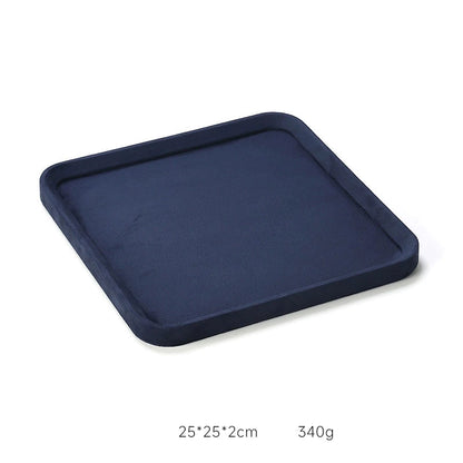 High-end jewelry plates, jewelry storage plates, rings, necklaces, jewelry display plates, display props plates, microfiber jewelry trays