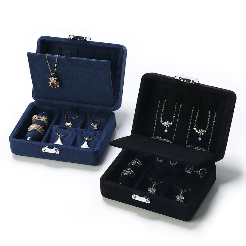 Jewelry storage box, jewelry box, necklace bracelet ring storage box, portable set jewelry box