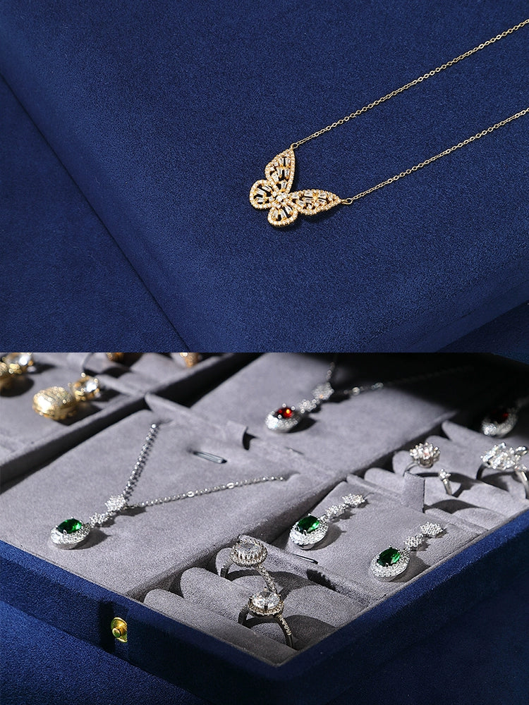 Light Luxury Jewelry Storage Box, Necklace Ring, Earrings, Bracelet Bracelet Box, Set Box, Jewelry Storage Box