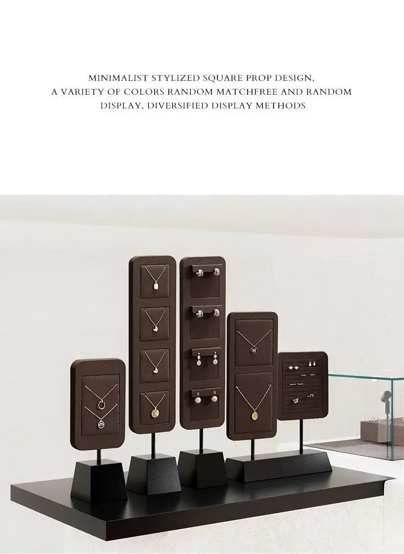 Jewelry display props, microfiber rings, earrings, necklace display, jewelry, jewelry display stands Jim Display